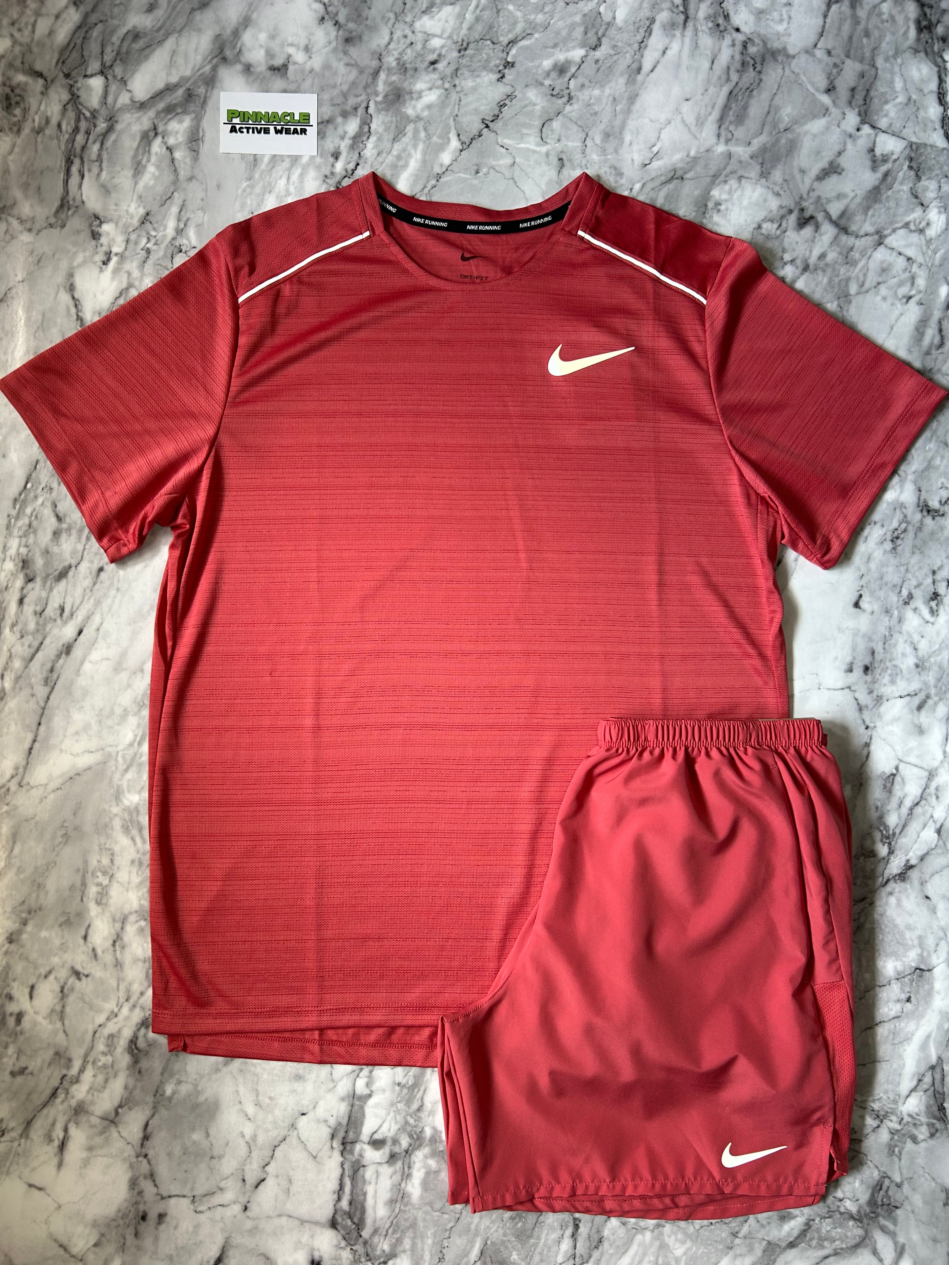 Nike Miler 1.0 Shorts Set “Adobe”