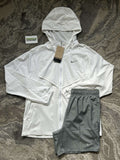 Nike 2 Piece Windrunner Set “White & Grey”