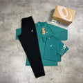 ASICS 3 piece 1/4 zip Set “Rainy Lake “