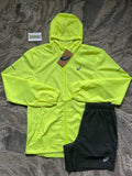 ASICS 2 Piece Windrunner Set “Neon / Black”