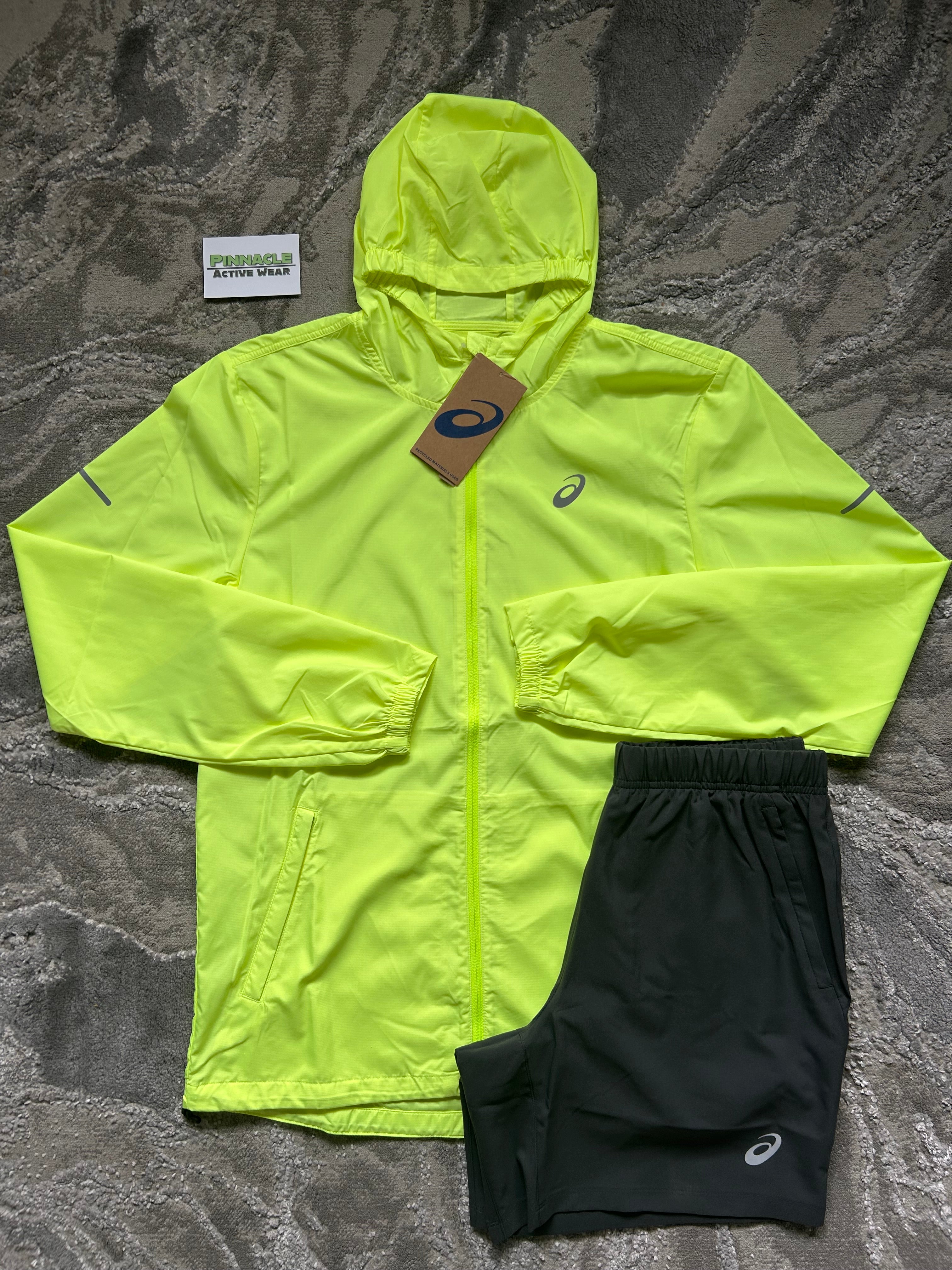 ASICS 2 Piece Windrunner Set “Neon / Black”