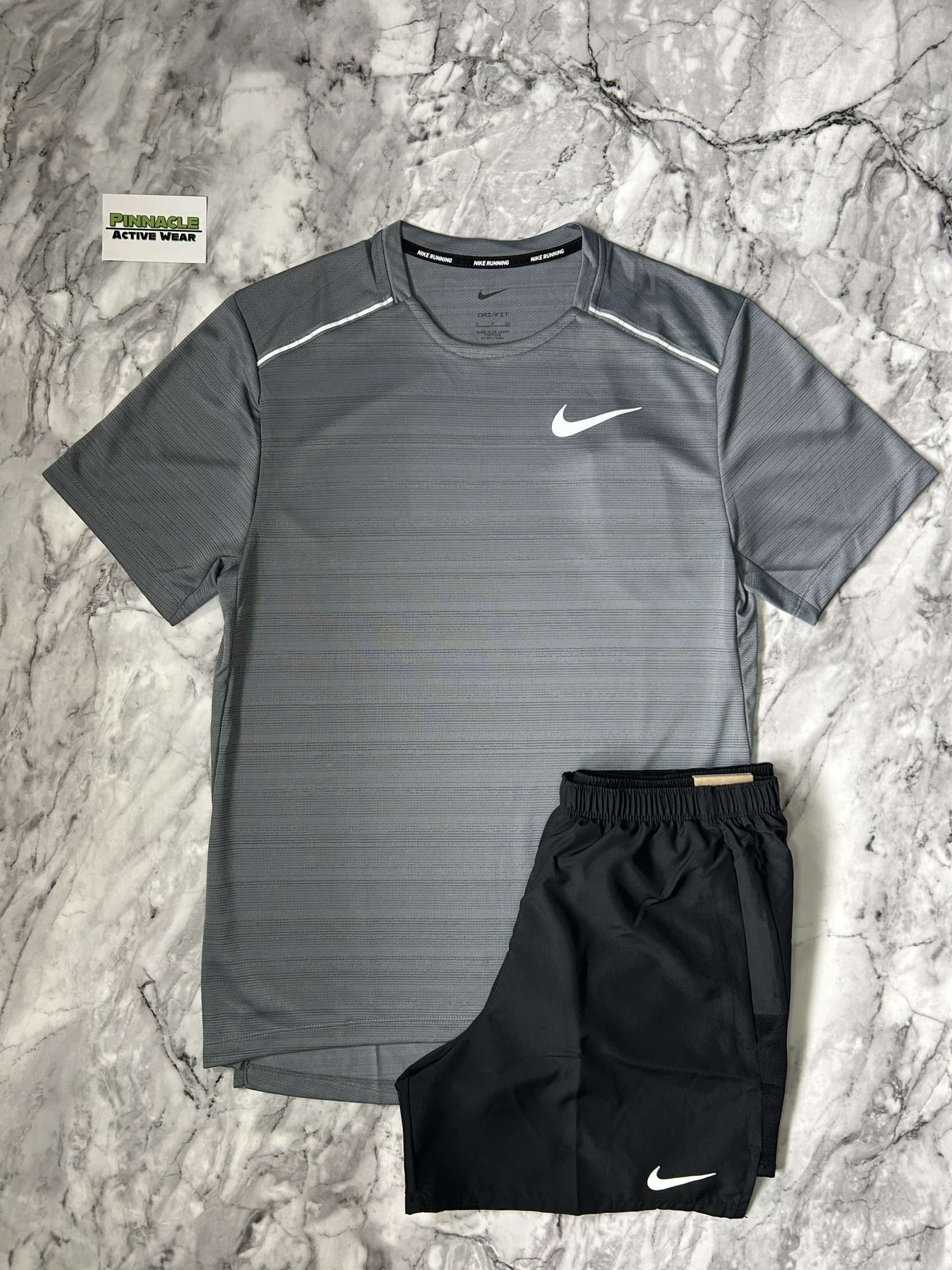 Nike Miler Set “Grey & Black”